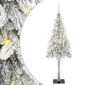 vidaXL V&aacute;nočn&iacute; stromeček s 300 LED diodami B&iacute;l&aacute; 180 cm PE a Ocel