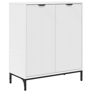 vidaXL Serv&iacute;rovac&iacute; skř&iacute;ň B&iacute;l&aacute; 69,5 x 33 x 82 cm kompozitn&iacute; dřevo