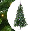 vidaXL V&aacute;nočn&iacute; stromeček s 150 LED diodami s stojanem Zelen&aacute; 150 cm PE