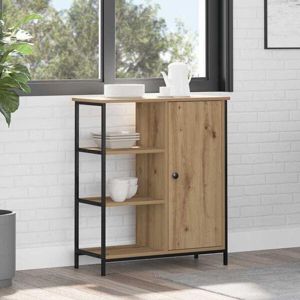 vidaXL Serv&iacute;rovac&iacute; skř&iacute;ň Artisanov&yacute; dub 70 x 30 x 80 cm