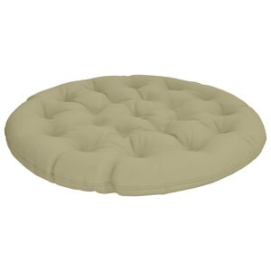 vidaXL Pol&scaron;t&aacute;ř na papasan VIANEN 100% polyester Světl&aacute; zelen&aacute;