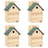 vidaXL Ptač&iacute; budky 4 ks 23 x 19 x 33 cm jedlov&eacute; dveře