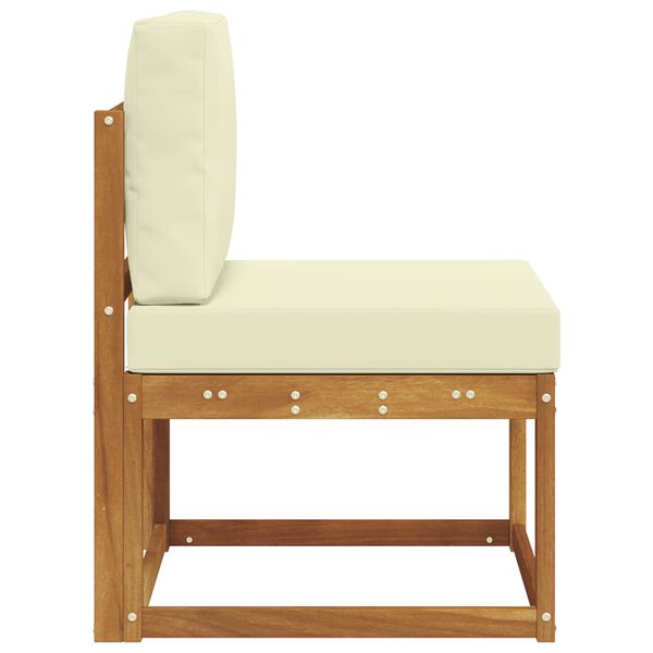 vidaXL Venkovn&iacute; středn&iacute; pohovka Masivn&iacute; ak&aacute;tov&eacute; dřevo