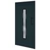 vidaXL Vchodov&eacute; dveře antracitov&eacute; 108 x 208 cm PVC