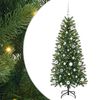 vidaXL Uměl&yacute; v&aacute;nočn&iacute; stromeček Zelen&aacute; 150 cm PE a PVC