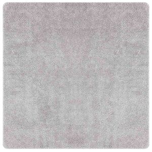 vidaXL Protiskluzov&yacute; Shaggy koberec &Scaron;ed&aacute; 120 x 120 cm PP