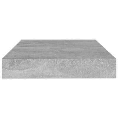 vidaXL Přídavné police 4 ks betonově šedé 100x10x1,5 cm dřevotříska