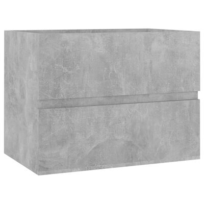 vidaXL Skříňka pod umyvadlo betonově šedá 60x38,5x45 cm dřevotříska