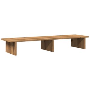 vidaXL Stojan na monitor dub artisan 100 x 27 x 15 cm kompozitn&iacute; dřevo