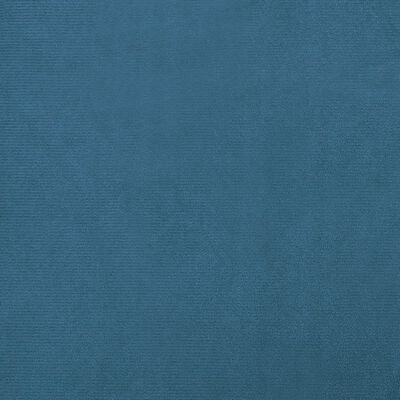 vidaXL Dětská pohovka modrá 100 x 50 x 26 cm samet