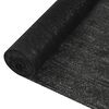 vidaXL St&iacute;n&iacute;c&iacute; tkanina čern&aacute; 2 x 25 m HDPE 195 g/m&sup2;