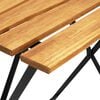 vidaXL 3dílný skládací bistro set masivní akáciové dřevo