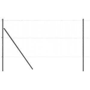 vidaXL Plotov&yacute; sloupek. 26 pcs &Scaron;ed&aacute; 3,2 x 3,2 x 170 cm