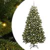 vidaXL Uměl&yacute; Skl&aacute;dac&iacute; V&aacute;nočn&iacute; Strom 180 cm 300 LED Tepl&aacute; b&iacute;l&aacute; PVC
