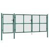 vidaXL Pletiv&aacute; zahradn&iacute; branka zelen&aacute; 400 x 125 cm pozinkovan&aacute; ocel