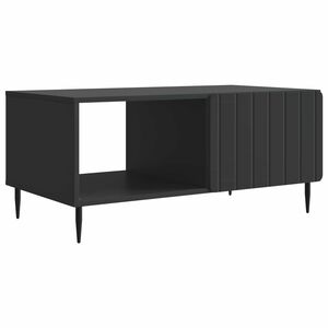 vidaXL Konferenčn&iacute; stolek Čern&aacute; 90 x 50 x 40 cm Kompozitn&iacute; dřevo