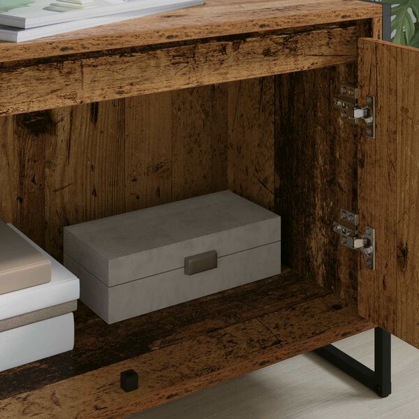 vidaXL Televizn&iacute; skř&iacute;ň Star&eacute; dřevo 140 x 36 x 49.5 cm kompozitn&iacute; dřevo