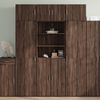 vidaXL Skř&iacute;ň highboard hněd&yacute; dub 70 x 42,5 x 185 cm kompozitn&iacute; dřevo