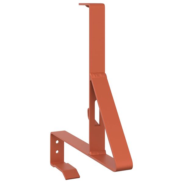 vidaXL Podpora na sn&iacute;h 2 pcs Červen&aacute; 29,5 x 3 x 34,5 cm Ocel