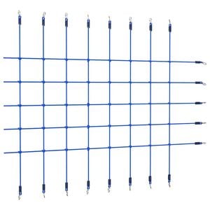 vidaXL S&iacute;ť na &scaron;plh&aacute;n&iacute; 200 x 150 cm modr&aacute;