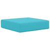 vidaXL Venkovn&iacute; sedac&iacute; pol&scaron;t&aacute;ř 100% polyester Tyrkysov&aacute; 40 x 40 x 8 cm