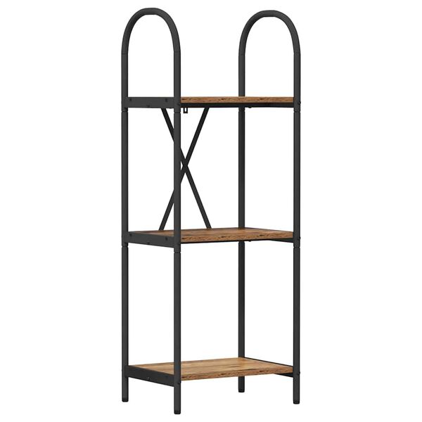 vidaXL Knihovna Staré dřevo 40 x 30 x 109 cm Kompozitní dřevo