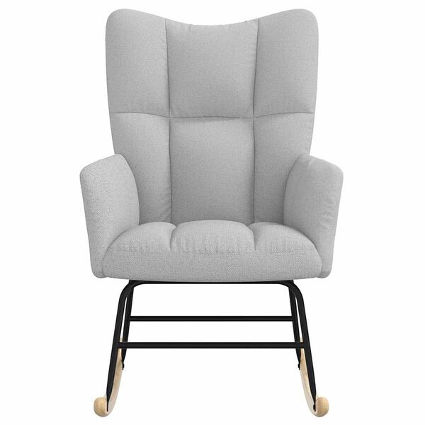 vidaXL Relaxačn&iacute; křeslo obl&aacute;čkově &scaron;ed&aacute; textil