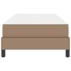 vidaXL R&aacute;m postele s matrac&iacute; Cappuccino 80 x 200 cm textil
