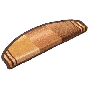 vidaXL N&aacute;&scaron;lapy na schody samolepic&iacute; 5 ks 65x21x4 cm hněd&eacute;