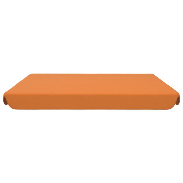 vidaXL Náhradní stříška na zahradní houpačku cihlová 192 x 147 cm