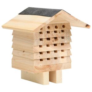 vidaXL Hmyz&iacute; hotel masivn&iacute; jedlov&eacute; dřevo 22 x 20 x 20 cm
