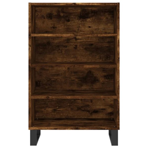 vidaXL Skříň highboard kouřový dub 57 x 35 x 90 cm kompozitní dřevo