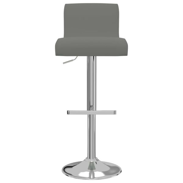 vidaXL Barov&eacute; stoličky 2 ks &scaron;ed&eacute; uměl&aacute; kůže