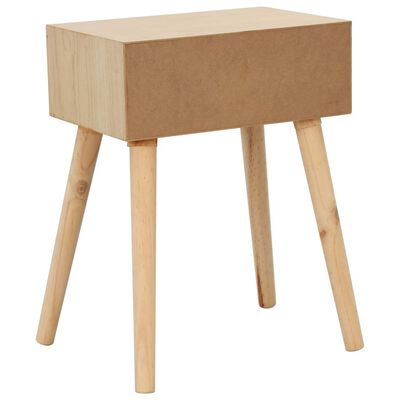 vidaXL Noční stolek se zásuvkou 44 x 30 x 58,5 cm masivní borovice