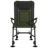 vidaXL Ryb&aacute;řsk&eacute; křeslo s područkami skl&aacute;dac&iacute; zelen&eacute;