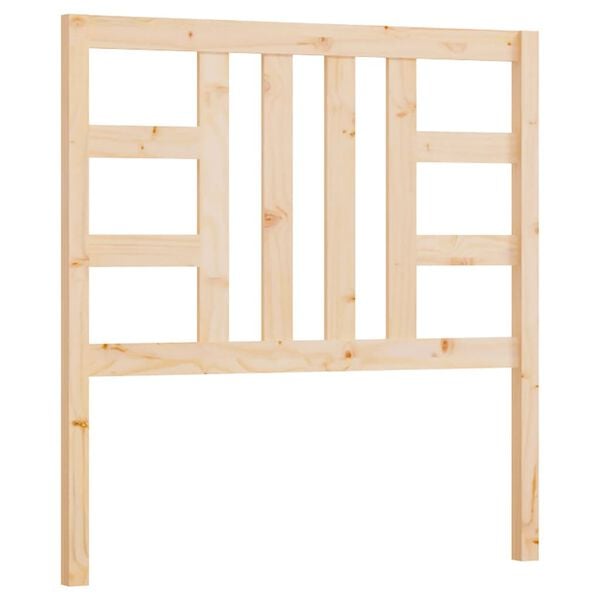 vidaXL Čelo postele 106 x 4 x 100 cm masivní borovice