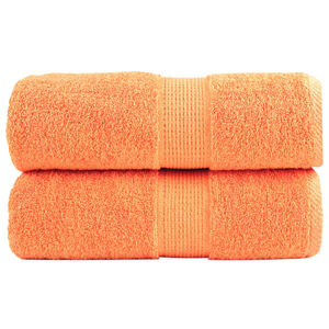 vidaXL Pr&eacute;miov&eacute; myc&iacute; utěrky SOLUND 2 ks oranžov&eacute; 30x30 cm 600 g/m&sup2;