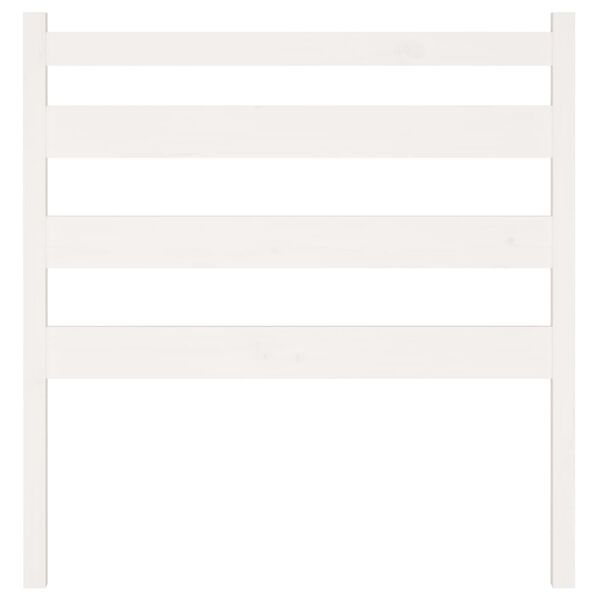 vidaXL Čelo postele b&iacute;l&eacute; 96 x 4 x 100 cm masivn&iacute; borovice