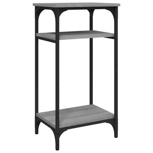 vidaXL Odkl&aacute;dac&iacute; stolek &scaron;ed&yacute; sonoma 40 x 30 x 75 cm kompozitn&iacute; dřevo