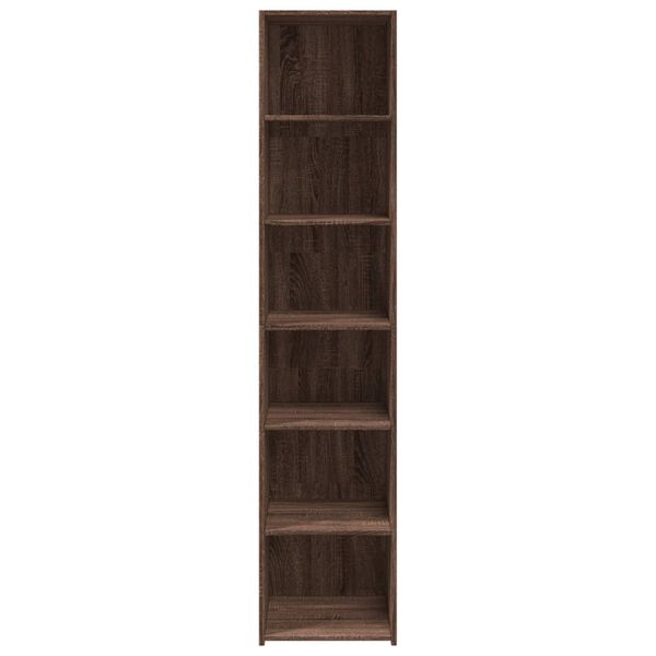 vidaXL Skříň highboard hnědý dub 40 x 41 x 185 cm kompozitní dřevo