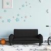 vidaXL Dětská pohovka černá 70 x 45 x 30 cm textil