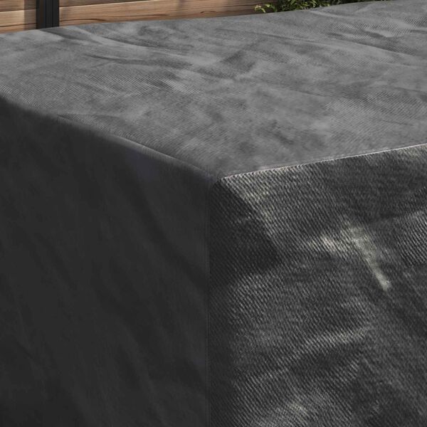 vidaXL Pokryv na n&aacute;bytek Jednobarevn&yacute; Čern&aacute; 240 x 160 x 100 cm 420D