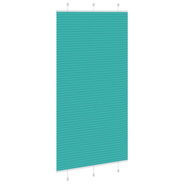 vidaXL Plisovaná roleta Benzínová zelená 100x200cm Šířka látky 99,4cm