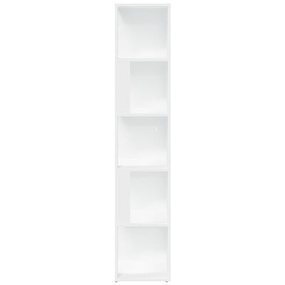 vidaXL Rohová skříňka bílá 33 x 33 x 164,5 cm dřevotříska