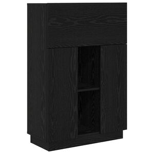 vidaXL Stůl Čern&yacute; dub 71,5 x 31,5 x 106,5 cm Kompozitn&iacute; dřevo