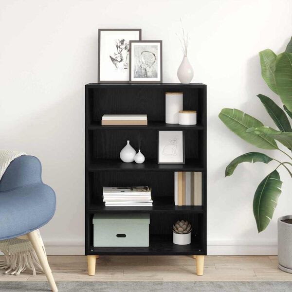 vidaXL Serv&iacute;rovac&iacute; skř&iacute;ň Čern&yacute; dub 57 x 35 x 89.5 cm kompozitn&iacute; dřevo