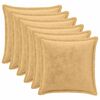 vidaXL Odhazovac&iacute; pol&scaron;t&aacute;ř 6 ks HOUTEN Taupe 30 x 30 cm Flanel