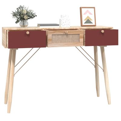 vidaXL Konzolový stolek se zásuvkami 105 x 30 x 75 cm kompozitní dřevo