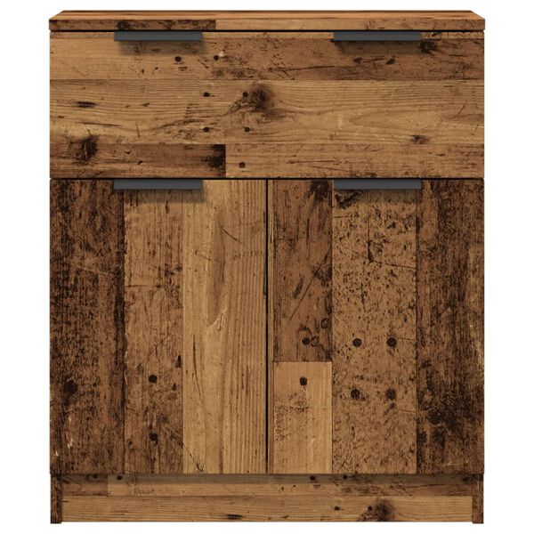 vidaXL Př&iacute;born&iacute;k old wood 60 x 30 x 70 cm kompozitn&iacute; dřevo