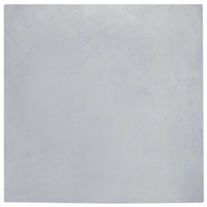 vidaXL Koberec z uměl&eacute; kr&aacute;lič&iacute; kože&scaron;iny Olite &Scaron;ed&aacute; 120 x 120 cm